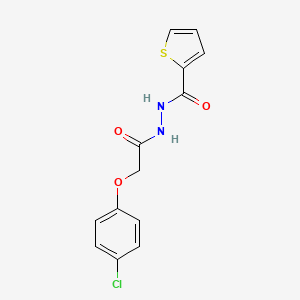 molecular formula C13H11ClN2O3S B12073081 N'-(2-(4-Chlorophenoxy)acetyl)thiophene-2-carbohydrazide 