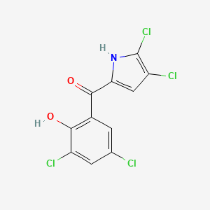 (3,5-Dichloro-2-hydroxyphenyl)(4,5-dichloro-1H-pyrrol-2-yl)methanone