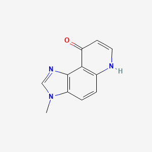 molecular formula C11H9N3O B1207326 9-Hydroxy-3-methylimidazo(4,5-f)quinoline CAS No. 90279-19-9