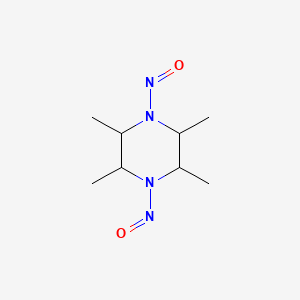 molecular formula C8H16N4O2 B1207330 2,3,5,6-Tetramethyl-1,4-dinitrosopiperazine CAS No. 63441-59-8
