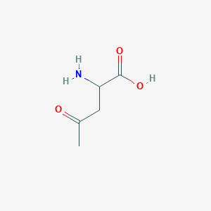 molecular formula C5H9NO3 B12073376 2-Amino-4-oxopentanoic acid 