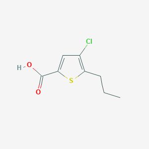 molecular formula C8H9ClO2S B12073416 4-Chloro-5-propylthiophene-2-carboxylic acid 