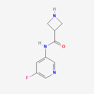 molecular formula C9H10FN3O B12073453 N-(5-Fluoropyridin-3-yl)azetidine-3-carboxamide 