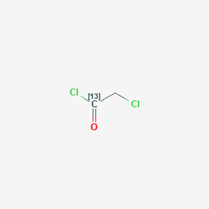 molecular formula C2H2Cl2O B120735 Chloroacetyl chloride-1-13C CAS No. 159301-42-5