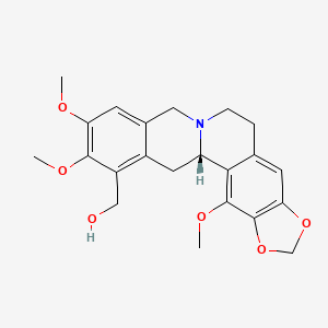 molecular formula C22H25NO6 B1207351 Mecambridine CAS No. 31098-60-9