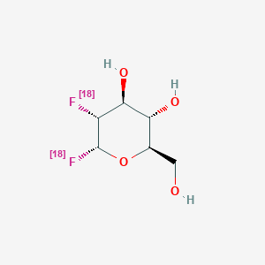 molecular formula C6H10F2O4 B1207357 2-Deoxy-2-fluoro-beta-D-glucopyranosyl fluoride CAS No. 85754-73-0