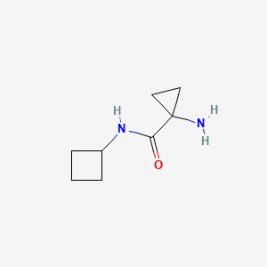 molecular formula C8H14N2O B12073571 1-Amino-cyclopropanecarboxylic acid cyclobutylamide 