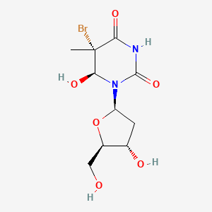 molecular formula C10H15BrN2O6 B1207364 Thymidine bromohydrin CAS No. 43179-28-8