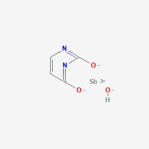 molecular formula C4H3N2O3S B1207371 Sb(OH)2Pyr CAS No. 80340-30-3