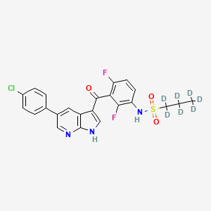 molecular formula C23H18ClF2N3O3S B12073847 Vemurafenib-d7 CAS No. 1365986-73-7