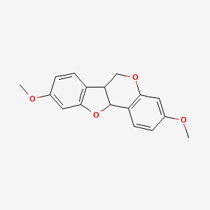 molecular formula C17H16O4 B1207387 3,9-Dimethoxypterocarpan 