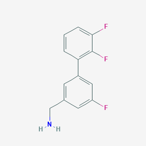 molecular formula C13H10F3N B12073959 C-(5,2',3'-Trifluorobiphenyl-3-yl)-methylamine 