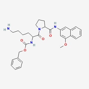 molecular formula C30H36N4O5 B12073980 Z-Lys-Pro-4MbetaNA 