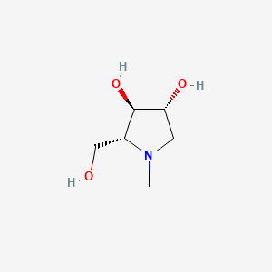 3,4-Pyrrolidinediol, 2-(hydroxymethyl)-1-methyl-, (2R,3R,4R)-