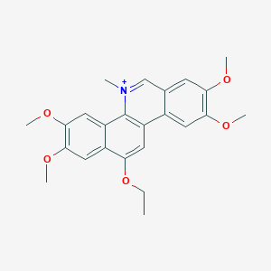 molecular formula C24H26NO5+ B1207407 Ethoxidine 