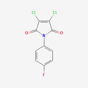 molecular formula C10H4Cl2FNO2 B1207414 Fluoroimide CAS No. 41205-21-4