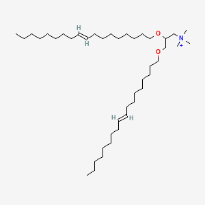 molecular formula C42H84NO2+ B12074162 N,N,N-Trimethyl-2,3-bis(octadec-9-en-1-yloxy)propan-1-aminium 