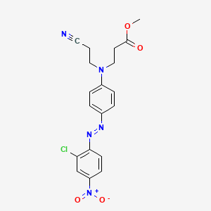 molecular formula C19H18ClN5O4 B1207424 C.I. Disperse red 54 CAS No. 6657-37-0