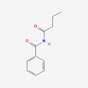 molecular formula C11H13NO2 B1207436 N-Butyrylbenzamide CAS No. 7473-90-7