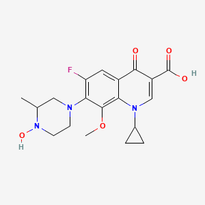 molecular formula C19H22FN3O5 B12074432 N-Hydroxy Gatifloxacin 