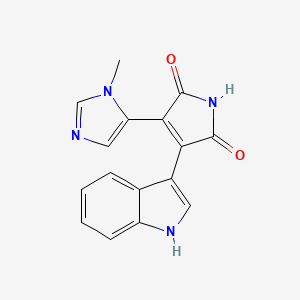 molecular formula C16H12N4O2 B1207445 Didemnimide C 