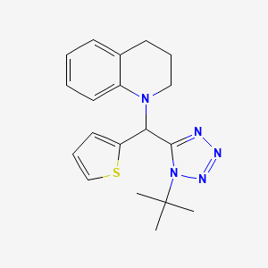 1-[(1-tert-butyl-5-tetrazolyl)-thiophen-2-ylmethyl]-3,4-dihydro-2H-quinoline