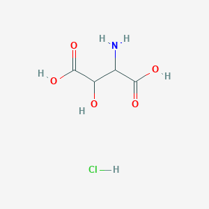 molecular formula C4H8ClNO5 B12074502 3-Hydroxyaspartic acid hydrochloride 