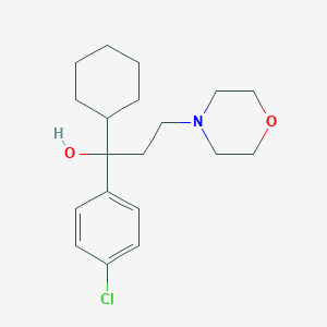 1-(4-Chlorophenyl)-1-cyclohexyl-3-(4-morpholinyl)-1-propanol