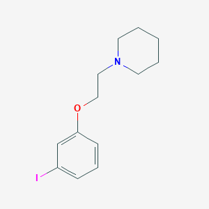 molecular formula C13H18INO B12074510 1-[2-(3-Iodophenoxy)ethyl]piperidine 