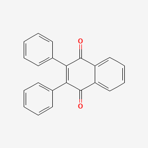 molecular formula C22H14O2 B1207459 2,3-Diphenyl-1,4-naphthoquinone 