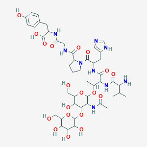 molecular formula C45H67N9O19 B120746 Vgagathpgy CAS No. 142035-49-2