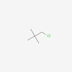 molecular formula C5H11Cl B1207488 1-Chloro-2,2-dimethylpropane CAS No. 753-89-9