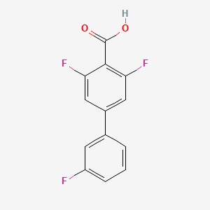 molecular formula C13H7F3O2 B12074950 3',3,5-Trifluorobiphenyl-4-carboxylic acid 