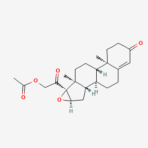 Epoxideoxycorticosterone acetate