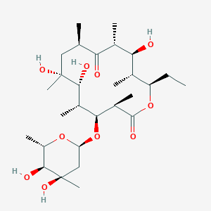 molecular formula C28H50O10 B1207503 3-O-α-麦角酰红霉素 B 