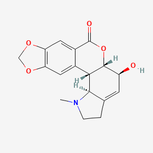 molecular formula C17H17NO5 B1207504 Hippeastrine CAS No. 477-17-8