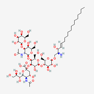 molecular formula C55H97N3O30 B12075125 Lyso-GM1 CAS No. 94458-59-0