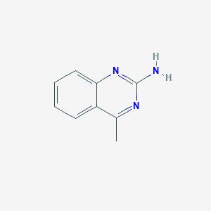 molecular formula C9H9N3 B1207529 4-甲基喹唑啉-2-胺 CAS No. 6141-02-2