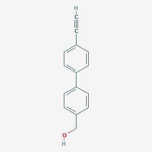 molecular formula C15H12O B12075335 (4'-Ethynyl-[1,1'-biphenyl]-4-yl)methanol 