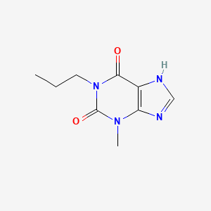 molecular formula C9H12N4O2 B1207541 3-Methyl-1-propylxanthine CAS No. 72117-78-3
