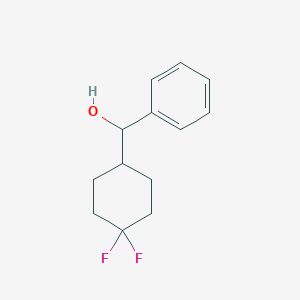 molecular formula C13H16F2O B12075439 (4,4-Difluorocyclohexyl)(phenyl)methanol 