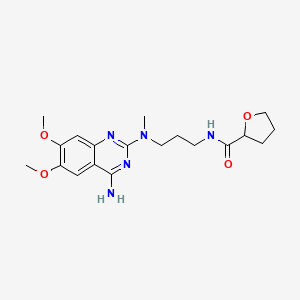 molecular formula C19H27N5O4 B1207546 Alfuzosin CAS No. 81403-80-7