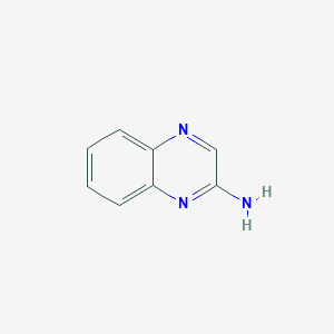 molecular formula C8H7N3 B120755 喹喔啉-2-胺 CAS No. 5424-05-5
