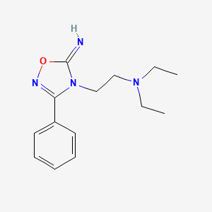 molecular formula C14H20N4O B1207557 Imolamine CAS No. 318-23-0