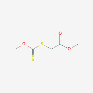 molecular formula C5H8O3S2 B12075593 Methyl [(methoxycarbonothioyl)sulfanyl]acetate CAS No. 123972-88-3