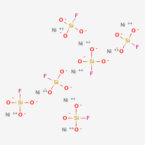 molecular formula F6Ni9O18Si6 B12075595 Fluoro(trioxido)silane;nickel(2+) 