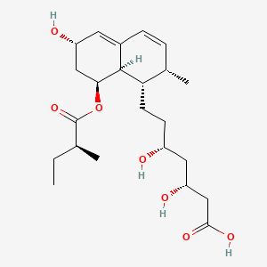 molecular formula C23H36O7 B1207561 Pravastatin CAS No. 81093-37-0