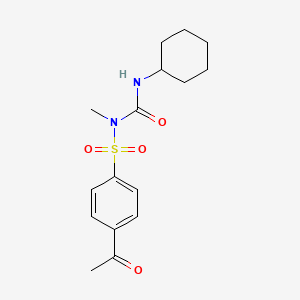 molecular formula C16H22N2O4S B1207569 N-Methylacetohexamide CAS No. 67628-45-9
