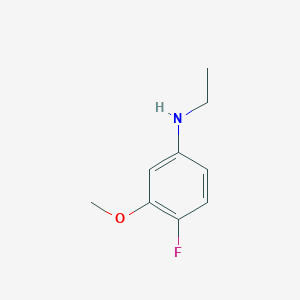 molecular formula C9H12FNO B12075704 N-ethyl-4-fluoro-3-methoxyaniline 