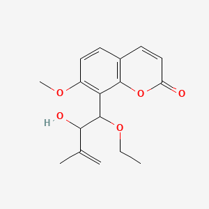 molecular formula C17H20O5 B1207576 Murraxocin CAS No. 113349-35-2